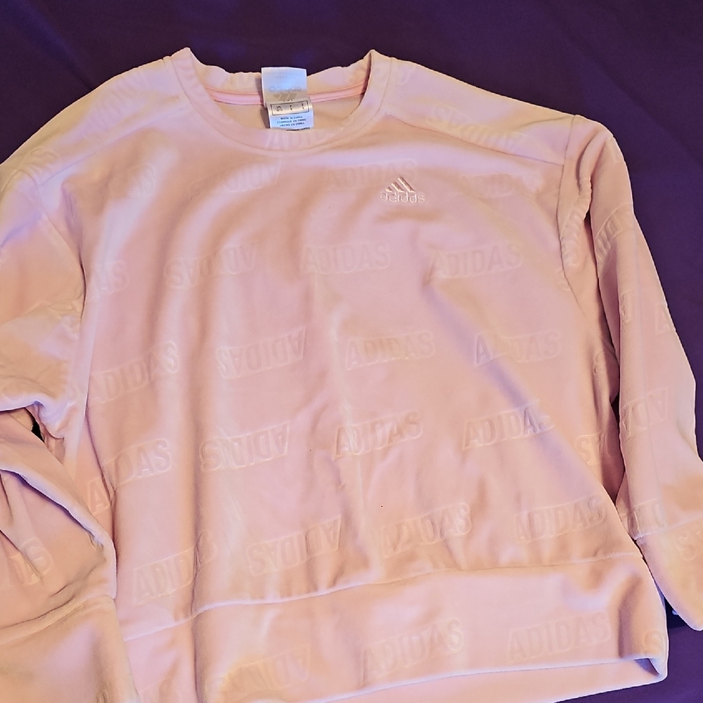 Adidas Light Pink Crewneck Sweatshirt